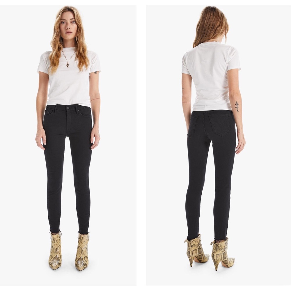 MOTHER Women's The Looker Ankle Fray Skinny Jeans Size 28